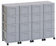 Flexeo Container-System 4 Reihen 16 grosse Boxen-12