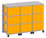 Flexeo® Container System 3 Reihen 9 große Boxen 2