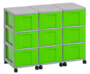 Flexeo® Container System 3 Reihen 9 große Boxen 3