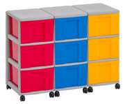 Flexeo® Container System 3 Reihen 9 große Boxen 6