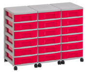 Flexeo® Container System 3 Reihen 18 kleine Boxen 3
