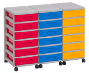 Flexeo® Container System 3 Reihen 18 kleine Boxen 6