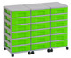 Flexeo Container-System 3 Reihen 18 kleine Boxen-16