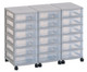 Flexeo Container-System 3 Reihen 18 kleine Boxen-15