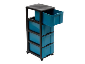 treeNside Rollcontainer, 4 große Boxen