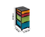 Betzold Rollcontainer 4 Boxen aus biobasiertem treeNside Material 3