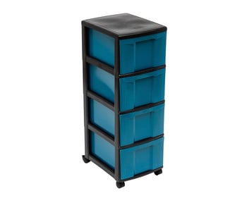 Betzold Rollcontainer 4 große Boxen aus biobasiertem treeNside Material