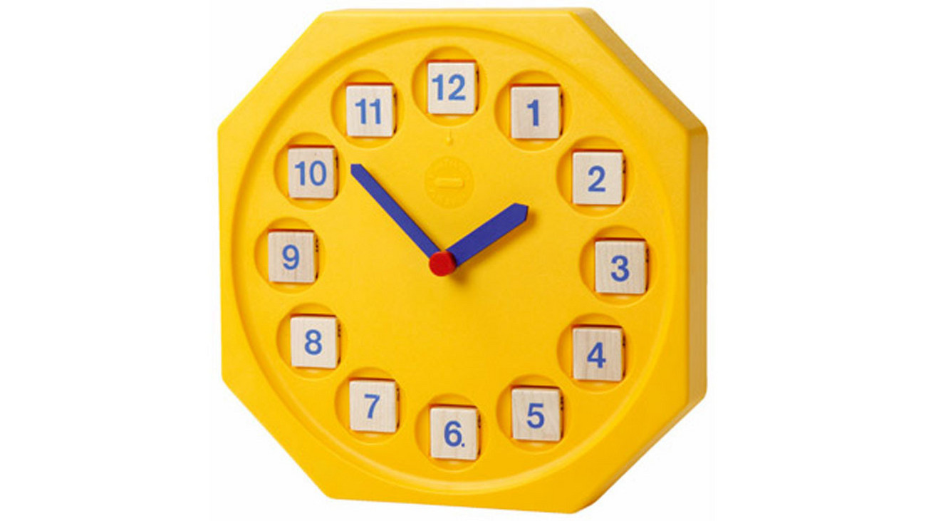 Pädagogische Spieluhr Lernuhr Zeit Zeiger Lernen Time Uhr Kindergarten Spielzeug 