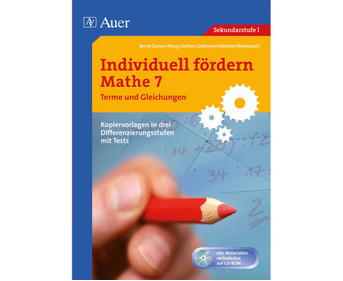 Individuell fördern Klasse 7 Terme und Gleichungen