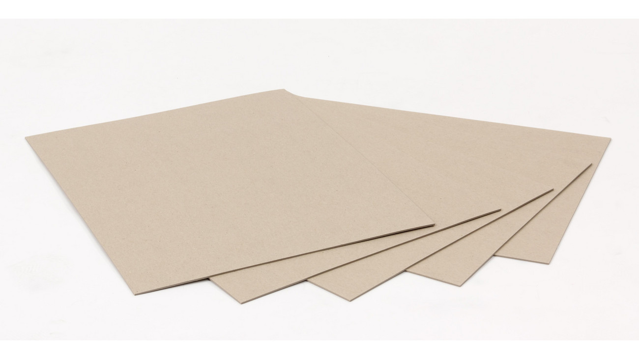 Buchbinder-Pappe-/Graupappe-2,5 mm 50 x 70 cm 10 Bogen 