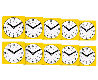 Betzold Set mit 10 Lernuhren