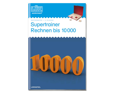 LUEK Supertrainer rechnen bis 10000 4 Klasse