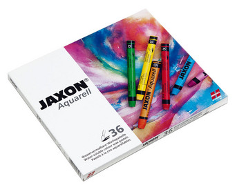 JAXON Aquarell Wachspastelle 36 Farben