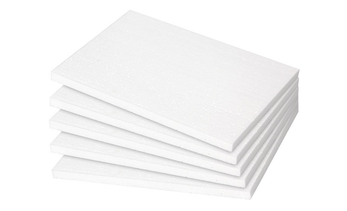 Styroporplatten-Set, 5 Platten