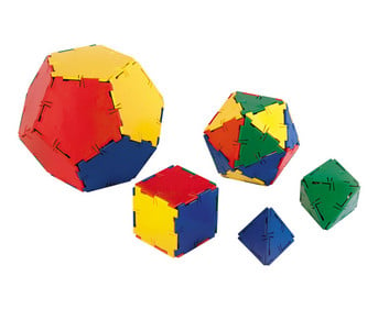 POLYDRON Bausatz platonische Körper