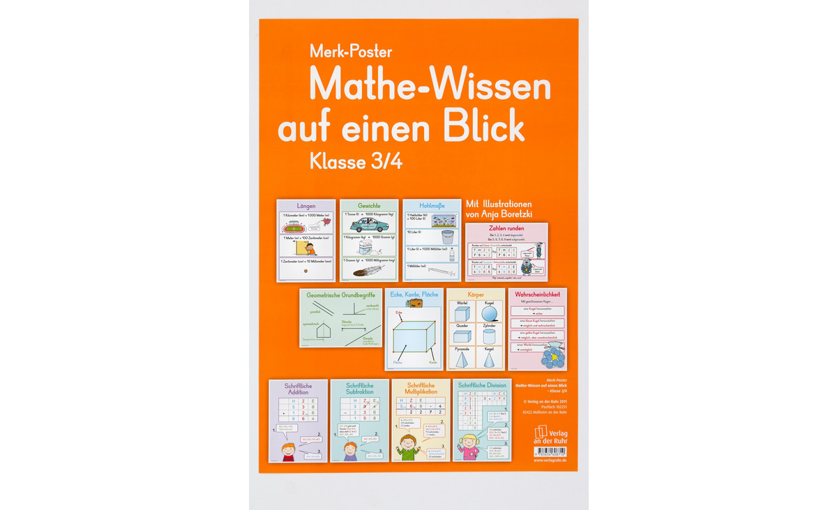 Mathe Wissen Auf Einen Blick Klasse 3 4 Mathe-Wissen auf einen Blick - Klasse 3-4 | betzold.at
