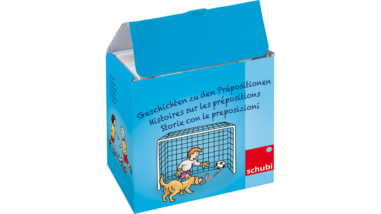 Schubi Geschichten zu den Präpositionen - Bilderbox