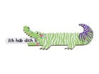 Betzold Lesekroko Spucks Aus blanko