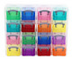 Really Useful Sortierboxen bunt 16 Stück im Transparentschuber 2