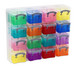 Really Useful Sortierboxen bunt 16 Stück im Transparentschuber 1