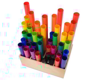 Boomwhackers® Gruppensatz mit Röhren 39 Stück