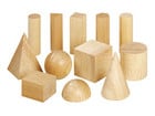 Betzold Geometriekörper aus Holz 12 Stück