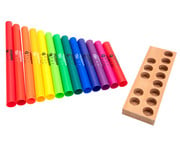 Boomwhackers® chromatischer Satz mit Holzständer 3