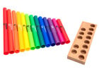 Boomwhackers® chromatischer Satz mit Holzständer