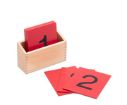 Betzold Fühl und Tastplatten Ziffern in Holzbox 3