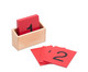 Betzold Fühl und Tastplatten Ziffern in Holzbox 3