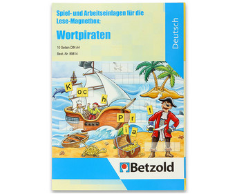 Betzold Arbeitsblätter für die Lese Magnetbox Wortpiraten