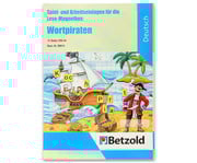 Betzold Spiel und Arbeitseinlagen für die Lese Magnetbox Wortpiraten 1