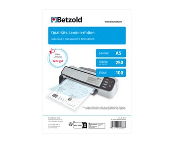 Betzold Laminierfolien DIN A5 100 Stück