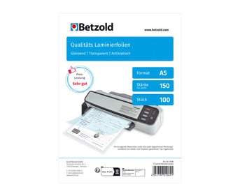 Betzold Laminierfolien DIN A5 100 Stück