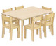 Betzold Rechteck Tisch T x B 80 x 120 cm Höhe 58 cm 2
