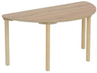Betzold Tisch halbrund Höhe 58 cm