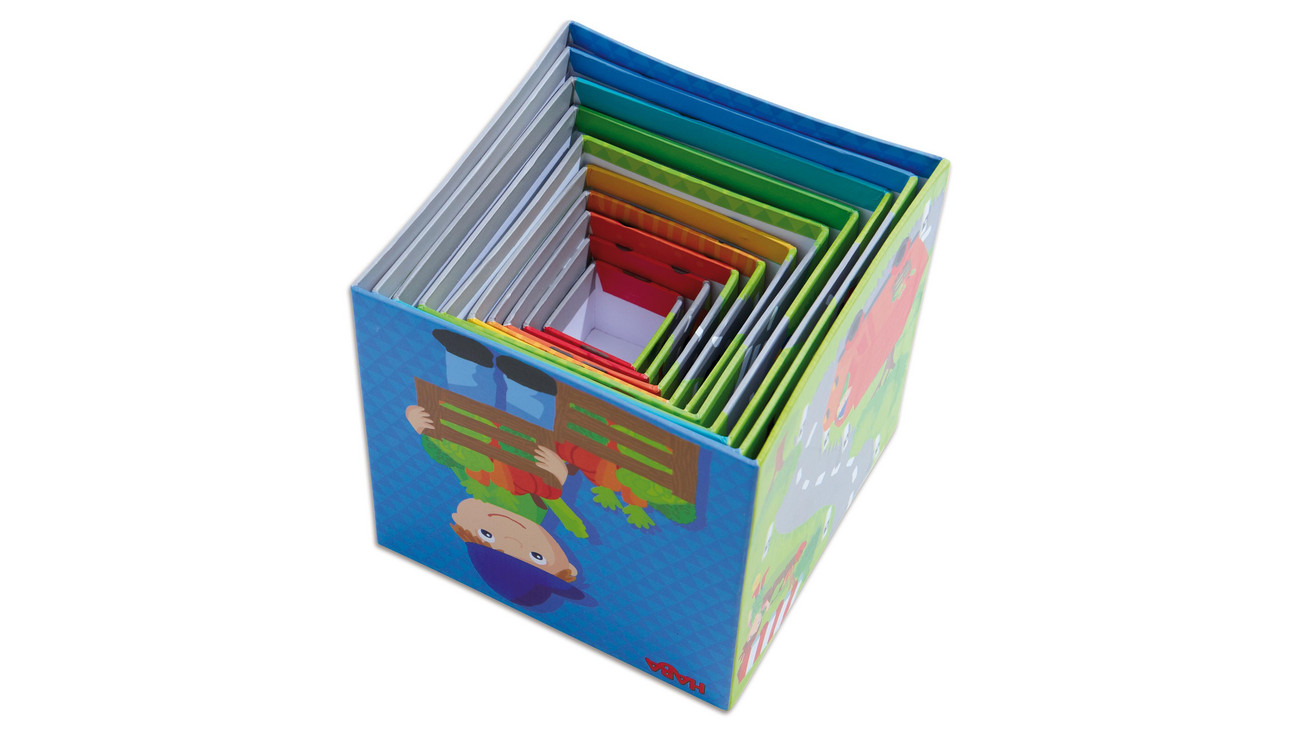 Kunststoff 10 teilig mit verschiedenen Motiven Stapelturm für Kinder NEU 
