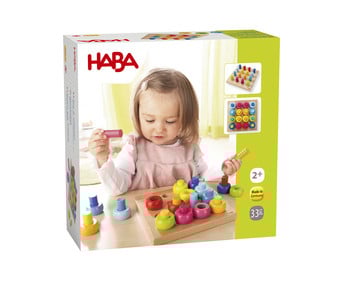 HABA Steckspiel Farbkringel 33 tlg