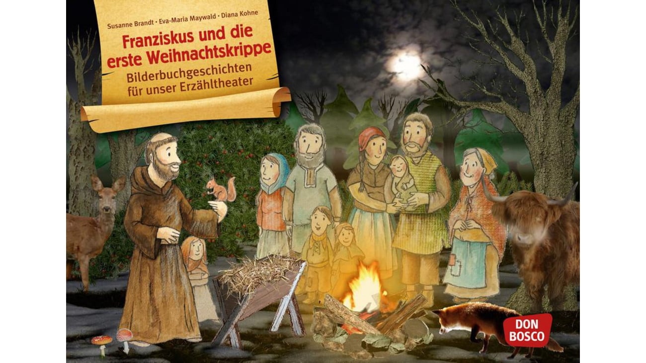 Bildkarten Franziskus und die erste Weihnachtskrippe betzold.de