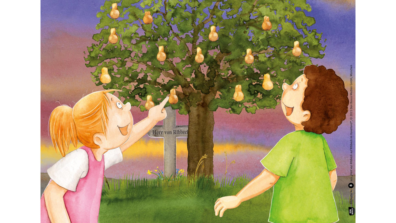 Herr Von Ribbeck Auf Ribbeck Im Havelland Bildergeschichte Bildkarten: Herr von Ribbeck auf Ribbeck im Havelland - betzold.de