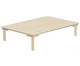 Betzold Bodentisch Rechteck T x B 80 x 120 cm Höhe 25 cm 1