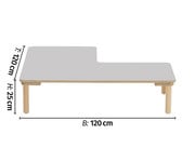 Betzold Bodentisch Winkel Höhe 25 cm 4
