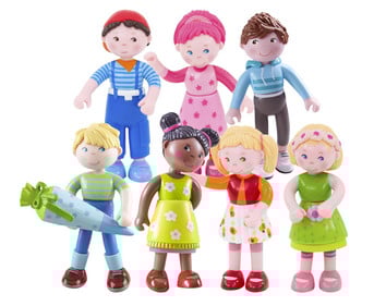 HABA Little Friends Biegepuppen 7 teilig