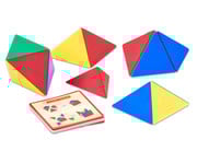 Betzold Magnetwürfel aus 24 farbigen Tetraedern 7