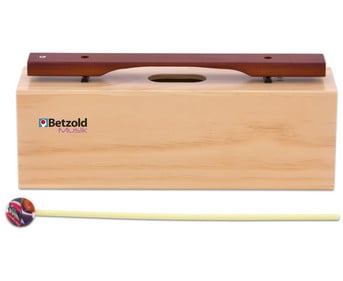 Betzold Einzelner Bass Klangbaustein mit Schlägel