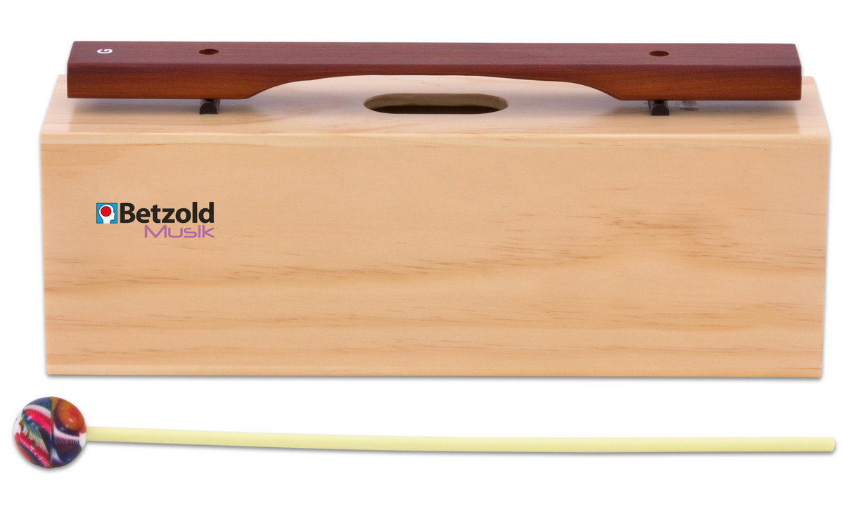 Betzold Musik Einzelner Bass-Klangbaustein, mit Schlägel
