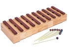 Betzold 10 Bass Klangbausteine und 10 Schlägel Hartholz