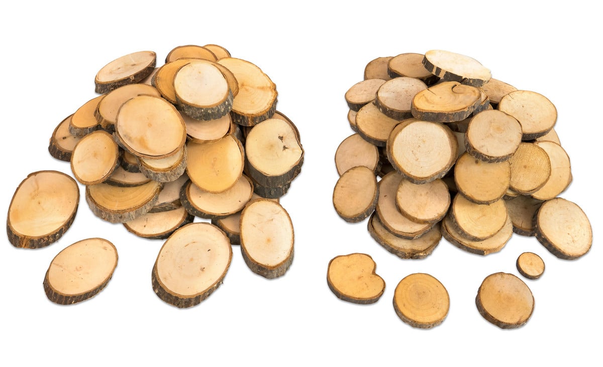 Naturholzscheiben 1 kg