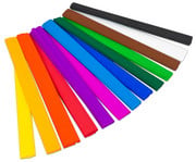 Krepppapier 10 Rollen in Einzelfarben 2