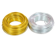 Aludraht 2mm 65m, silber oder gold